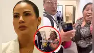 Padre de Christian Cueva también insultó a Pamela López en aeropuerto de Trujillo: "Por él eres conocida"