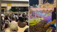 Peruanos derribaron reja en la Plaza de Armas para ingresar a la serenata de Lima: "Mucho caos"