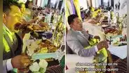 Matrimonio juliaqueño sorprende con gigantesco plato de comida: "Como reyes"