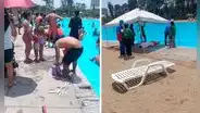 SJL: mujer muere en la playa artificial del Club Metropolitano Huiracocha