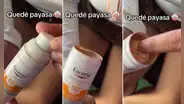 Abrió el pote de su protector solar para aprovechar el producto y lo que descubre se vuelve viral: "Estafada"