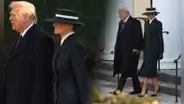El misterioso look de Melania Trump que eligió para acompañar a Donald Trump a la toma de posesión 2025