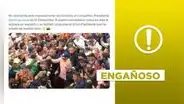 Video no evidencia recibimiento a Gustavo Petro en enero de 2025 en Catatumbo, Colombia