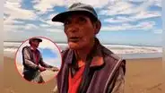 Así vive el hombre de 76 años que decidió pasar su vida solo en la orilla del mar en Perú: “La verdad es triste”