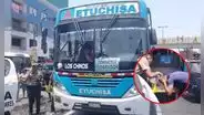 Lanzan gas tóxico a chofer de bus ‘El Chino’ en paradero de San Martín de Porres con pasajeros a bordo