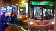 Balean bus de ruta San Juan de Lurigancho a Chorrillos con pasajeros: chofer fue trasladado de emergencia