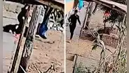Delincuentes golpean y asaltan a una mujer embarazada en Trujillo: cámara de seguridad registró el ataque