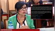 Alejandra Aramayo culpa a "funcionario de confianza" de Presidencia del Congreso por comunicado sobre muerte de Andrea Vidal