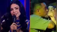 Pamela Franco admite que su primer beso con Christian Cueva en el escenario la sorprendió: “No estaba planeado, es un loco”