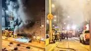 Fuerte incendio en Miraflores: 19 unidades de bomberos atienden emergencia en avenida Paseo de la República