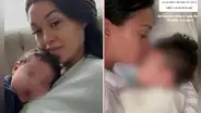 Angie Arizaga revela a quién se parece su hijo con Jota Benz y sorprende a usuarios