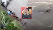 Policía muere tras ser arrastrado por corriente de río en Huánuco: "Lo han dejado morir", denuncia la familia