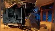 Bus turístico choca contra vivienda y tres niños se salvan de morir en el Callao