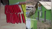 Detienen a dos policías con gran cantidad de dinamita y material explosivo en La Libertad