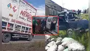 Violento choque entre auto y camión de gas termina con la vida de una madre de familia y deja 4 heridos en Puno