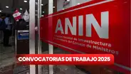 ANIN lanza nueva convocatoria de trabajo 2025 con vacantes para asistentes, gerentes y más con sueldos de hasta S/ 15.000