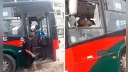 Bus de la empresa CHAMA fue baleado con pasajeros a bordo en Lurín a pocas horas del paro de transportistas