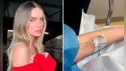 Belinda es llevada de emergencia al hospital y preocupa a sus fans con foto desde una camilla