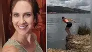 Emilia Drago se lanzó al lago Titicaca y sorprende a usuarios: “Ni los puneños”
