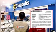 Indecopi multó a Cinépolis con 30 UIT por restringir el ingreso de clientes con alimentos y bebidas