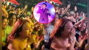 Dayanita declara su amor al animador de Corazón Serrano en pleno concierto y recibe inesperada respuesta: “Yo también”