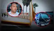 Conductor salva de morir tras caída de arco en la Costa Verde: "Me asustó tanto de que me vaya a matar"