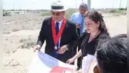 Presidente de la Corte visitó terreno donde se construirá futura sede judicial para la especialidad de Familia en Piura