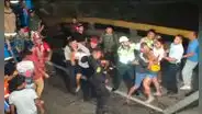 Caos tras accidente en Chancay: registran enfrentamientos con la PNP durante rescate de heridos