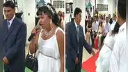 Novia peruana deja plantado a su pareja en pleno matrimonio comunitario y huye corriendo: "No acepto"