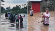 Yaracyacu bajo el agua: desborde del río Mayo asola la zona más empobrecida de San Martín