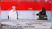Periodista Cecilia García señala EN VIVO a Rafael López Aliaga como culpable en caso de sufrir un atentado