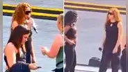 Filtran video de Shakira en plena prueba de sonido para su concierto de hoy en el Estadio Nacional