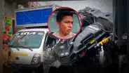 Conductor de furgoneta salvó de morir tras caerle maquinaria de 5 toneladas de un camión en plena vía en Chosica