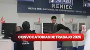 Reniec lanza convocatoria de empleo con sueldos de hasta S/ 1.800 para técnicos y universitarios: ¿cuáles son los requisitos?