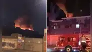 Registran fuerte incendio en un edificio de La Victoria: siniestro dejó varios daños materiales