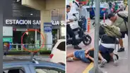 San Borja: capturan a delincuentes armados que robaban a usuarios de la Línea 1 del Metro