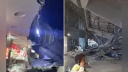 Techo del Real Plaza Trujillo se cayó: fuertes imágenes muestran rescate de heridos y daños en la estructura