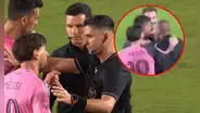 Lionel Messi perdió los papeles y se le fue encima a árbitro en el campo de juego: "¡Sos un ca***!"