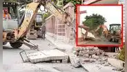 Vía Expresa Sur: concluyen demoliciones al 100% con la intervención parcial de la parroquia San Roque