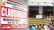 Cierran temporalmente Plaza del Sol en Huacho por graves deficiencias en cableado y patio de comidas