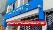 Lanzan convocatoria de trabajo para egresados, bachilleres y titulados: Migraciones ofrece puestos con sueldos de hasta S/7.500