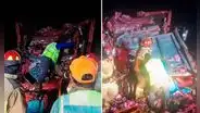 Choque de camiones en la Panamericana Sur deja a un fallecido: copiloto quedó atrapado en uno de los vehículos