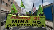 Minem pone fecha de inicio al proyecto Tía María en medio de protestas sociales