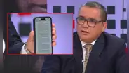 Juan Santiváñez accede a reportaje de 'Cuarto poder' antes de su difusión