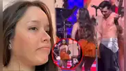 Kiara Lozano pasó incómodo momento con bailarín en concierto de Corazón Serrano en Ecuador y usuarios explotan: "Falta de respeto"