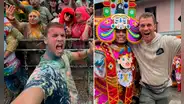 Youtuber español Mario Colomina terminó empapado y pintado en el Carnaval de Cajamarca 20205: “Ni el de Brasil te supera”