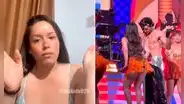 Kiara Lozano rompe su silencio tras incómodo momento con bailarín en concierto de Corazón Serrano en Ecuador: "Me sorprendió"