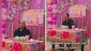 Peruano celebra cumpleaños con temática de Barbie y es furor en redes: "Tú puedes ser lo que quieras ser"