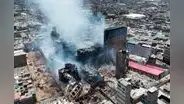 Incendio en Centro de Lima: Sedapal asegura abastecimiento de agua a bomberos