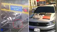 Autoridades recuperan auto abandonado en Lince tras persecución: ‘robacasas’ lograron huir